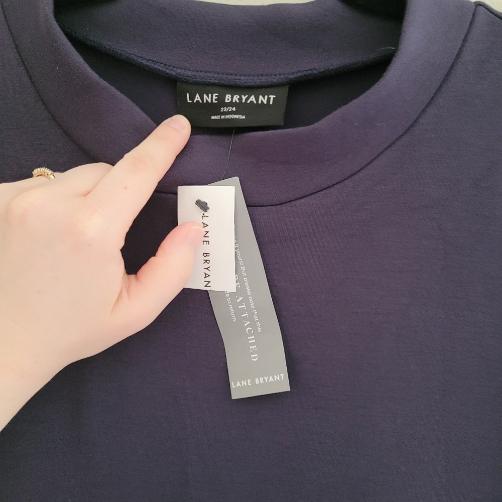 Lane Bryant T Shirt Dress Sz 22/24 - Picture 3 of 8